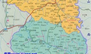 在陕西地图上,延安大致在西安的哪个方向 延安市地图